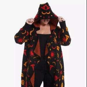 Her Universe Disney Hocus Pocus Dani Hooded Fringe Cardigan Halloween